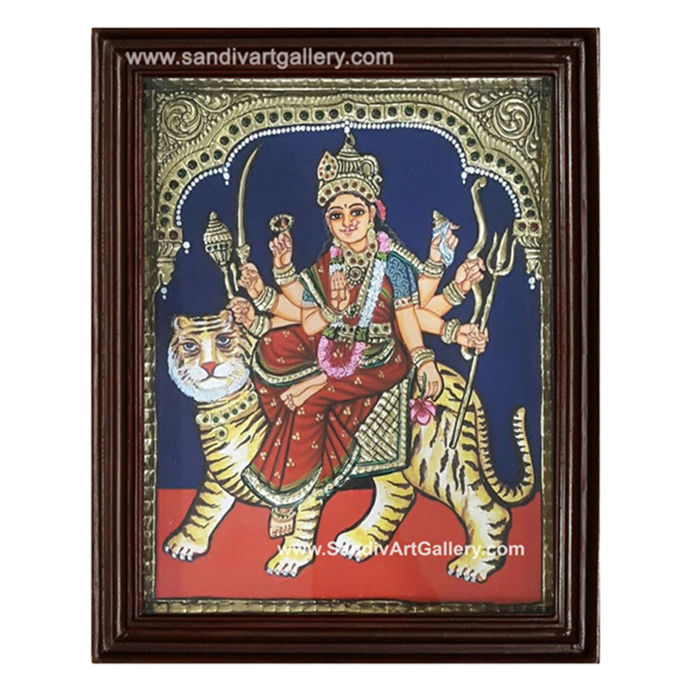 Maa Durga Tanjore Painting
